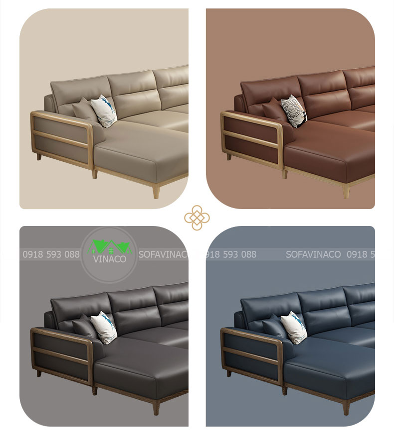 Các màu da khác nhau cho bạn tự chọn khi mua ghế sofa SPG-5